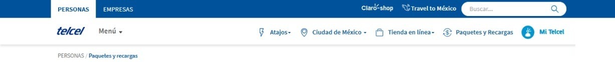 Header Telcel